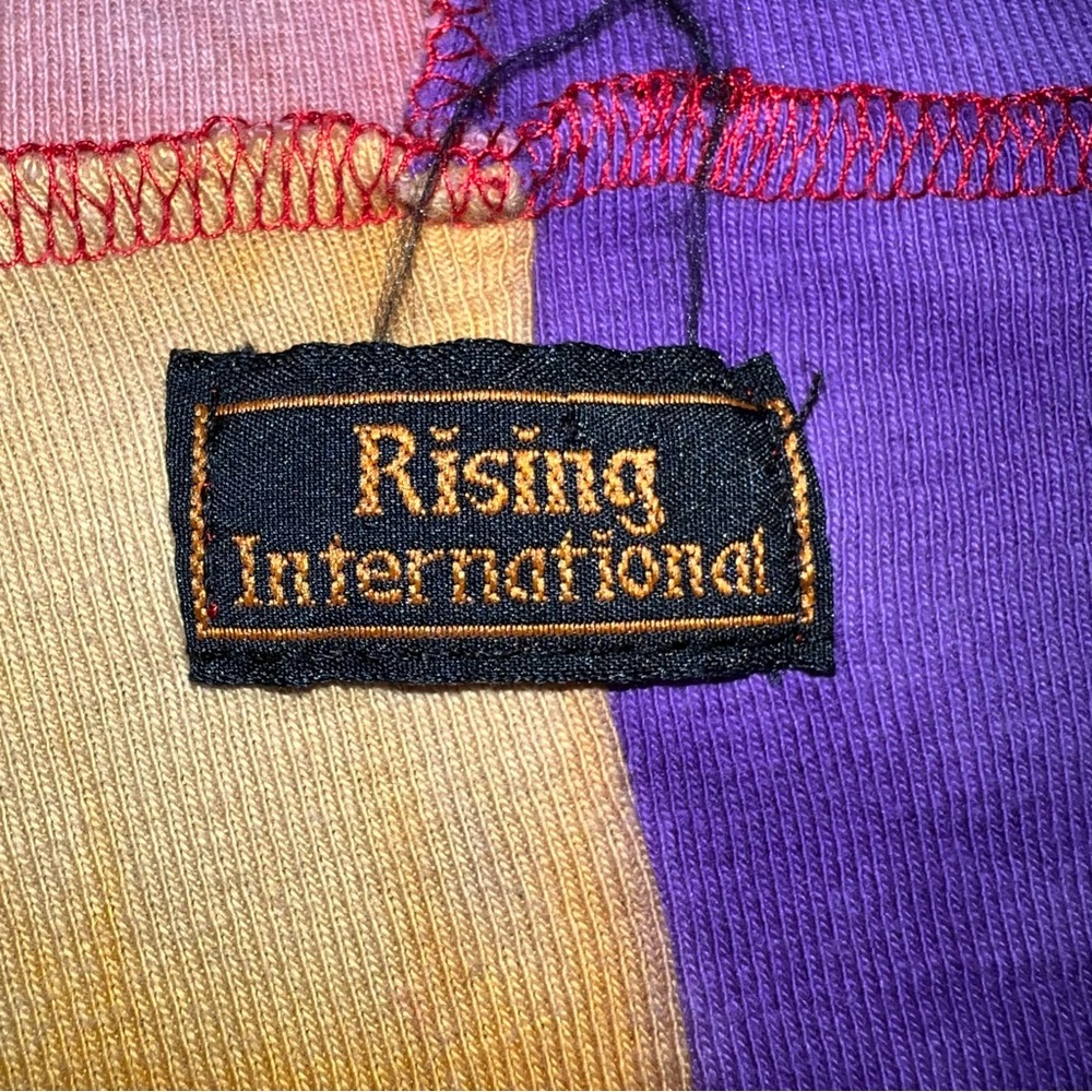 Colorful Patchwork Zip Up Jacket - image 3